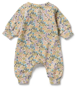 Wilson and Frenchy Tiny Bloom Organic Terry Playsuit