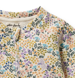 Wilson and Frenchy Tiny Bloom Organic Terry Playsuit