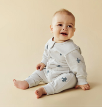 Load image into Gallery viewer, Wilson and Frenchy Little Sparrow Organic Terry Playsuit
