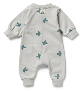 Wilson and Frenchy Little Sparrow Organic Terry Playsuit