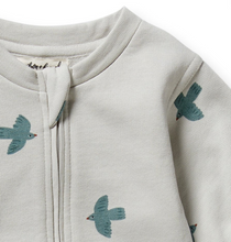 Load image into Gallery viewer, Wilson and Frenchy Little Sparrow Organic Terry Playsuit
