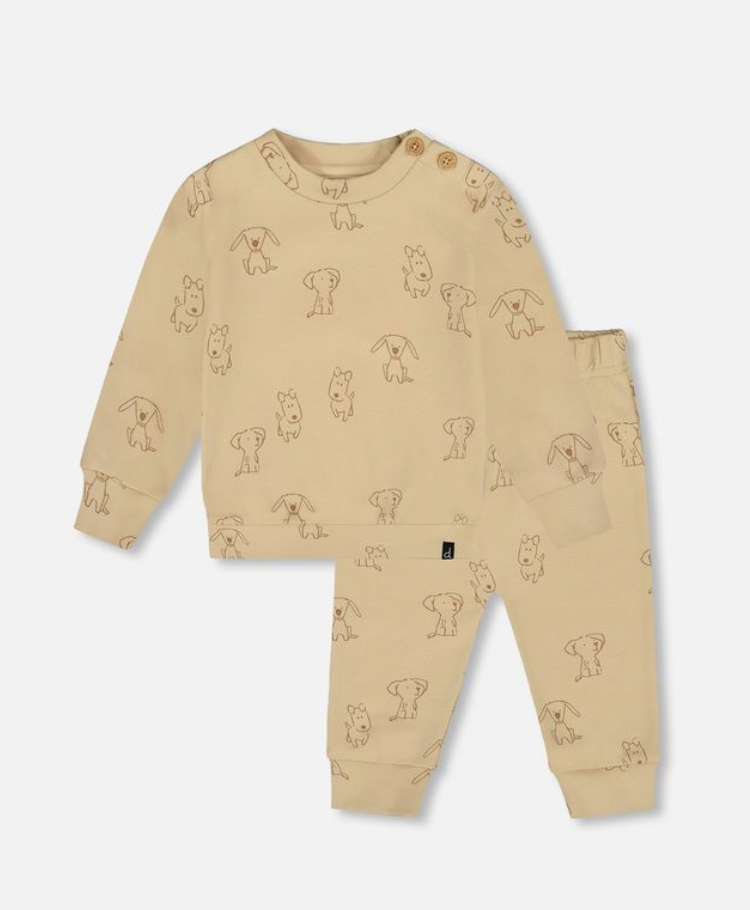 Deux Par Deux Dogs Print Set