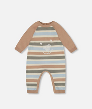 Load image into Gallery viewer, Deux Par Deux Stripe Sweater Knit Playsuit
