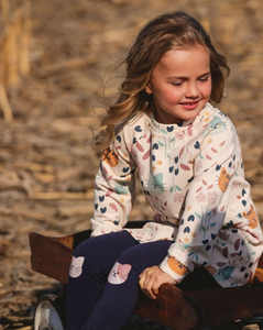 Deux Par Deux Cat Print Dress