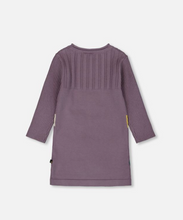 Load image into Gallery viewer, Deux Par Deux Dot Print Sweater Knit Dress
