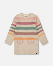 Load image into Gallery viewer, Deux Par Deux Multi Stripe Knit Tunic
