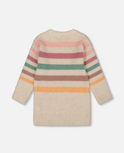 Load image into Gallery viewer, Deux Par Deux Multi Stripe Knit Tunic
