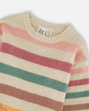 Load image into Gallery viewer, Deux Par Deux Multi Stripe Knit Tunic
