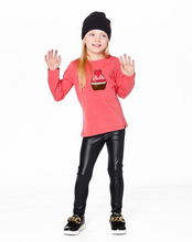 Load image into Gallery viewer, Deux Par Deux Cupcake Tee Coral
