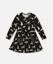 Load image into Gallery viewer, Deux Par Deux Dalmation Print Dress
