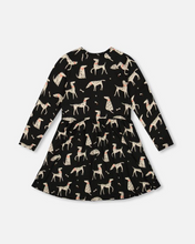 Load image into Gallery viewer, Deux Par Deux Dalmation Print Dress

