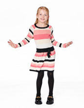 Load image into Gallery viewer, Deux Par Deux Stripe Sweater Knit Dress
