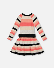 Load image into Gallery viewer, Deux Par Deux Stripe Sweater Knit Dress
