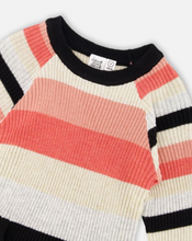 Load image into Gallery viewer, Deux Par Deux Stripe Sweater Knit Dress
