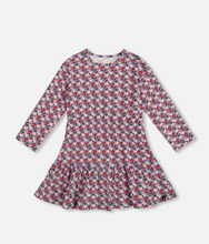 Load image into Gallery viewer, Deux Par Deux Blue Apple Print Dress
