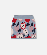 Load image into Gallery viewer, Deux Par Deux Apple Heart Jacquard Knit Skirt
