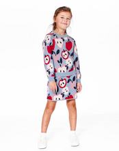 Load image into Gallery viewer, Deux Par Deux Apple Heart Jacquard Knit Skirt
