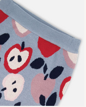 Load image into Gallery viewer, Deux Par Deux Apple Heart Jacquard Knit Skirt
