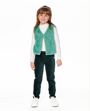 Load image into Gallery viewer, Deux Par Deux Reversible Faux Fur Vest
