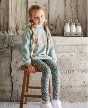 Load image into Gallery viewer, Deux Par Deux Leggings Flowers
