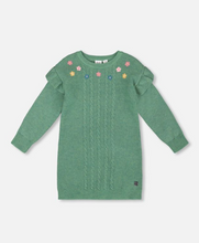 Load image into Gallery viewer, Deux Par Deux Sweater Knit Dress Sage Green
