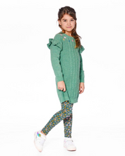 Load image into Gallery viewer, Deux Par Deux Sweater Knit Dress Sage Green
