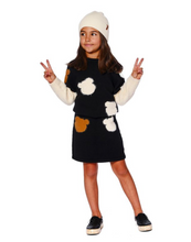 Load image into Gallery viewer, Deux Par Deux Sweater with Fuzzy Bears
