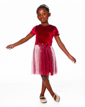 Load image into Gallery viewer, Deux Par Deux Tulle Dress Cherry Red
