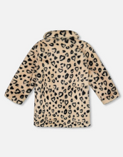 Load image into Gallery viewer, Deux Par Deux Faux Fur Long Coat Leopard
