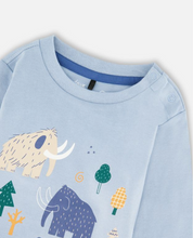 Load image into Gallery viewer, Deux Par Deux Wooly Mammoth Print Tee and Pant
