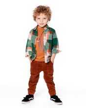 Load image into Gallery viewer, Deux Par Deux Plaid Shirt Green
