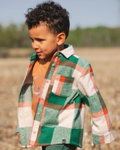 Load image into Gallery viewer, Deux Par Deux Plaid Shirt Green
