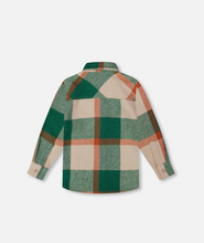 Load image into Gallery viewer, Deux Par Deux Plaid Shirt Green

