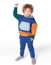 Load image into Gallery viewer, Deux Par Deux Fleece Jogger Peri Blue
