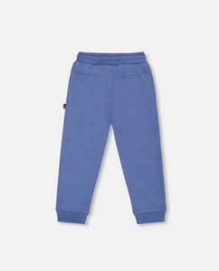Deux Par Deux Fleece Jogger Peri Blue