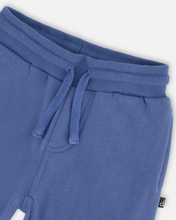 Load image into Gallery viewer, Deux Par Deux Fleece Jogger Peri Blue
