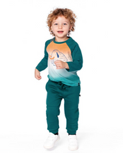 Load image into Gallery viewer, Deux Par Deux Fleece Jogger Jasper Green
