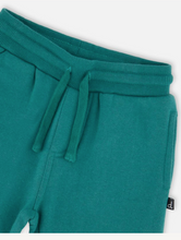 Load image into Gallery viewer, Deux Par Deux Fleece Jogger Jasper Green
