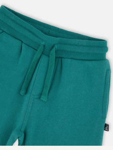 Deux Par Deux Fleece Jogger Jasper Green