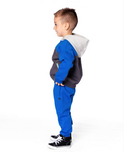 Deux Par Deux Jogger Bright Blue
