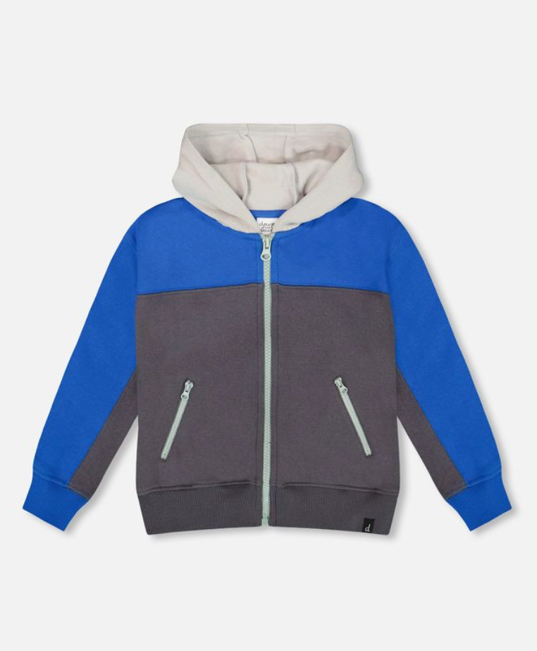 Deux Par Deux Zip Hoodie