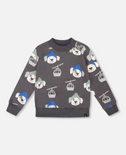 Load image into Gallery viewer, Deux Par Deux Ski Deg Print Sweatshirt
