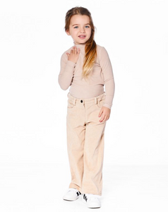 Deux Par Deux Wide Leg Cords Moonlight