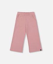 Load image into Gallery viewer, Deux Par Deux Wide Leg Pant Waffle Silver Pink

