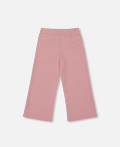 Deux Par Deux Wide Leg Pant Waffle Silver Pink
