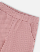 Load image into Gallery viewer, Deux Par Deux Wide Leg Pant Waffle Silver Pink
