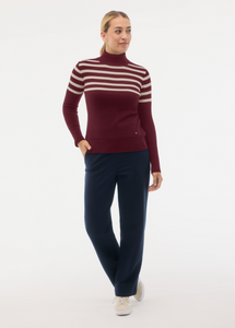 Fig Chiara Mock Neck Sweater Twinberry-Mocha