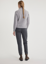 Load image into Gallery viewer, Fig Laurel Intarsia Sweater Grey Heather

