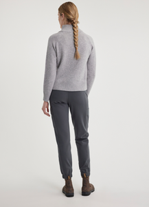 Fig Laurel Intarsia Sweater Grey Heather