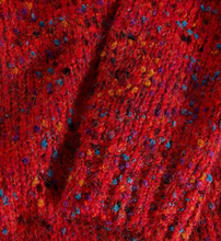 Load image into Gallery viewer, White Stuff UK Textured V Neck Sweater Mid Red
